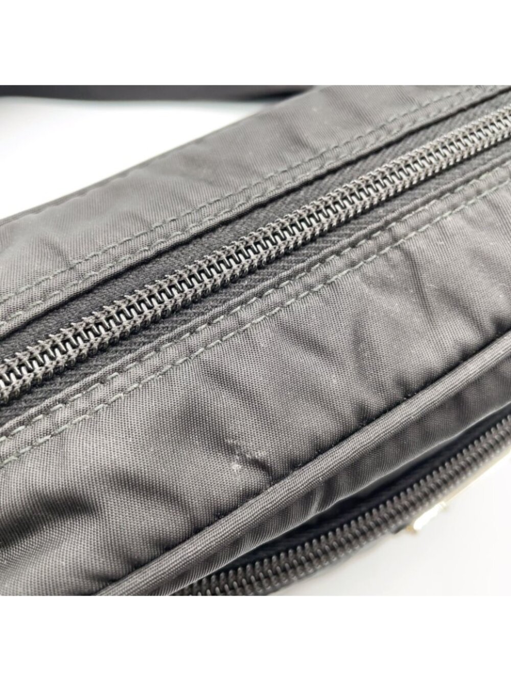 Prada Re-Nylon Black Shoulder Bag Silver - Picture 8 of 14